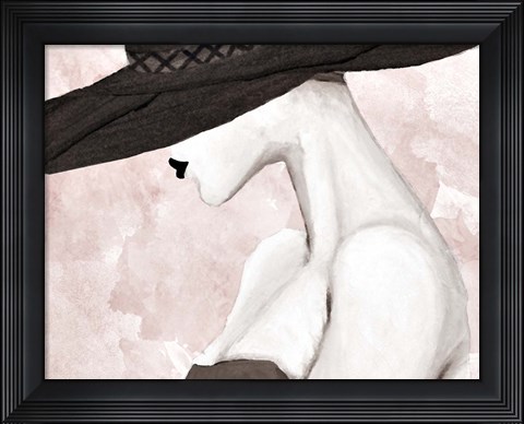 Framed Trendy Lady Print