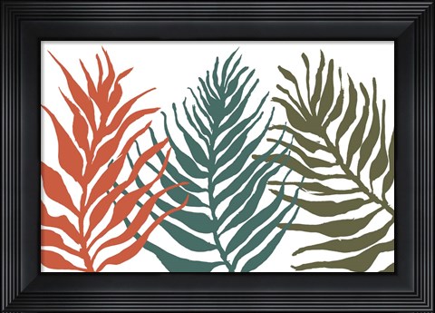 Framed Palm Trio Print