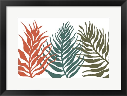 Framed Palm Trio Print
