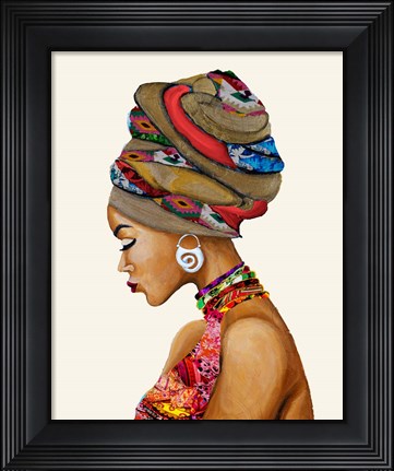 Framed African Goddess Print