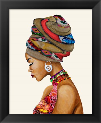 Framed African Goddess Print