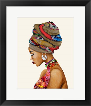 Framed African Goddess Print