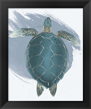 Framed Sea Turtle Print