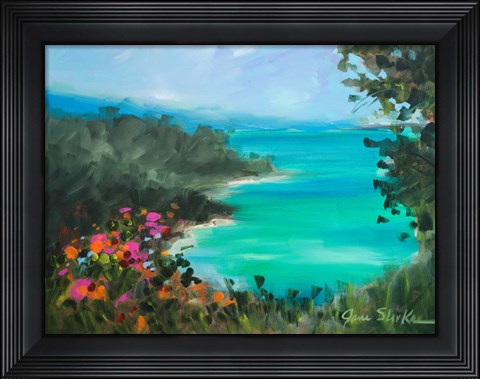 Framed Overlooking the Inlet Print