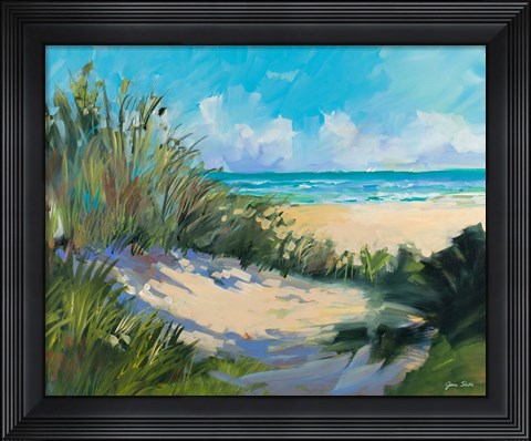 Framed Beach Dunes Print