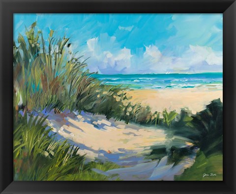 Framed Beach Dunes Print