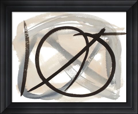 Framed Lost Trails II Print