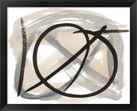 Framed Lost Trails II Print
