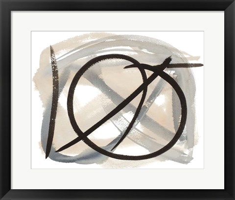 Framed Lost Trails II Print