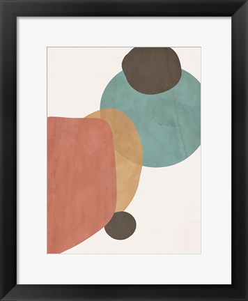 Framed Autumn Shapes II Print