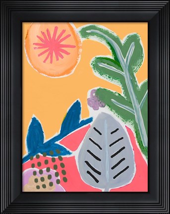 Framed Take On Flora Print