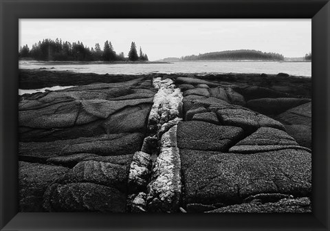 Framed Stony Shore Print