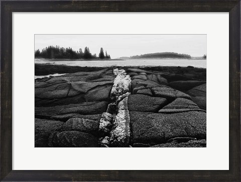 Framed Stony Shore Print