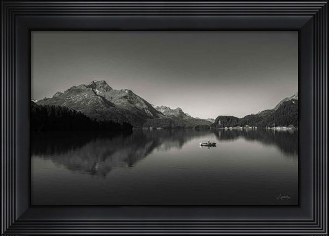 Framed Solo Fishing Print