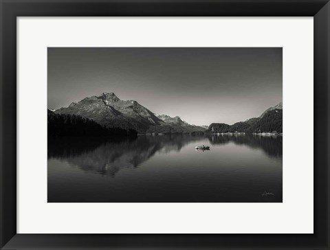 Framed Solo Fishing Print