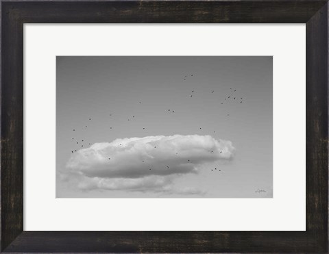 Framed Flock in Flight Print