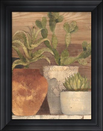 Framed Desert Still Life Light Crop Print