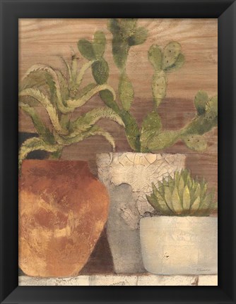 Framed Desert Still Life Light Crop Print