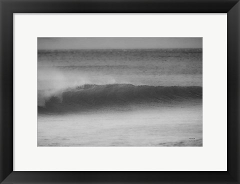 Framed Curling Lip BW Print