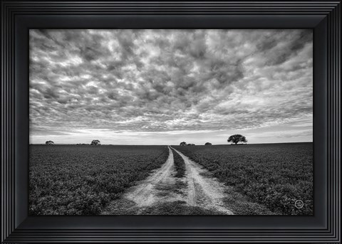 Framed Farm Road Print