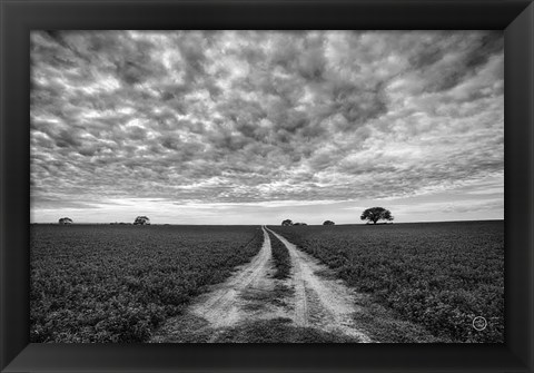 Framed Farm Road Print