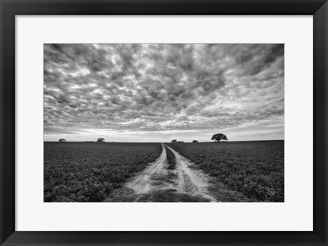 Framed Farm Road Print