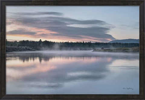 Framed Oxbow Bend Grand Teton National Park Print
