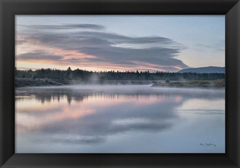 Framed Oxbow Bend Grand Teton National Park Print