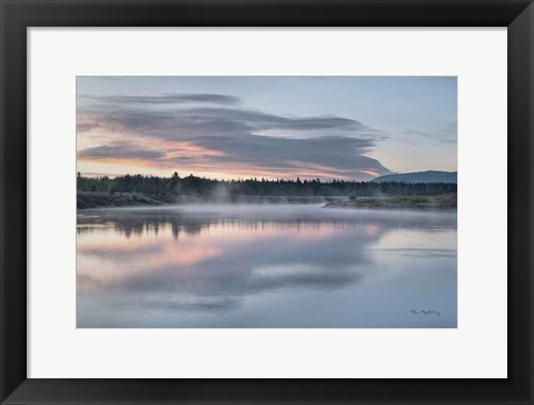 Framed Oxbow Bend Grand Teton National Park Print