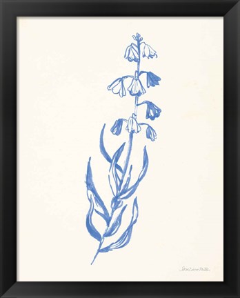 Framed Bluebells II Print