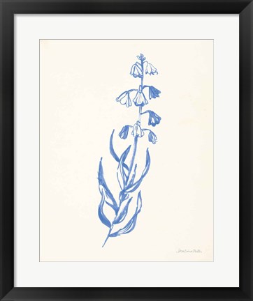 Framed Bluebells II Print