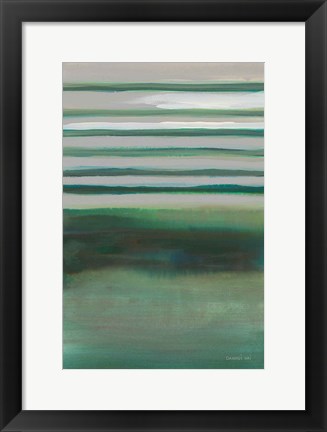 Framed Study in Green II Print