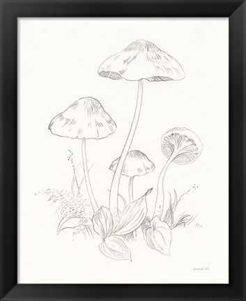 Framed Nature Sketchbook III Print