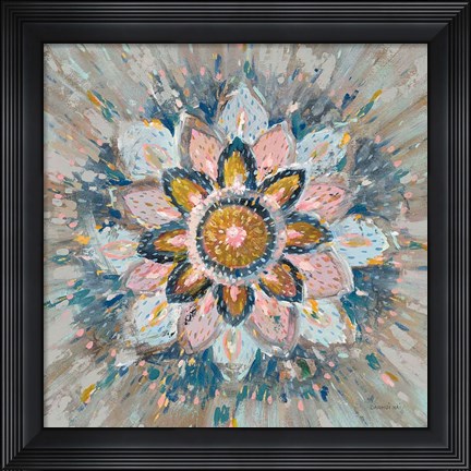 Framed Spice Mandala Print