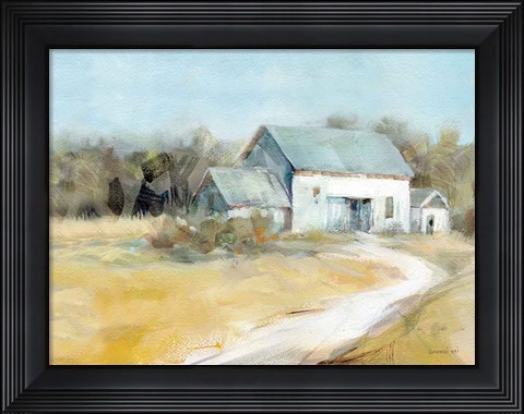 Framed Summer Barn Print