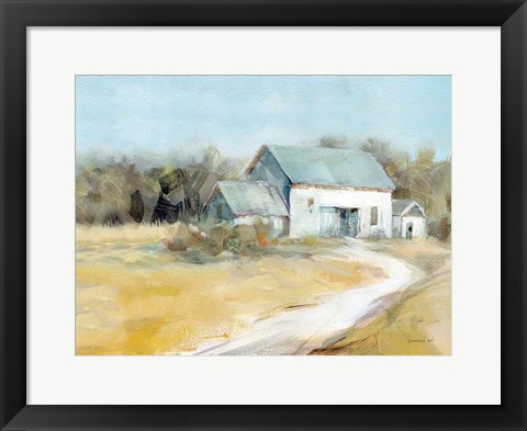 Framed Summer Barn Print