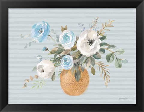 Framed Blooms of Spring I Coastal Print