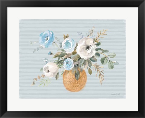 Framed Blooms of Spring I Coastal Print