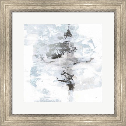 Framed Layered Thinking I with Blue Print