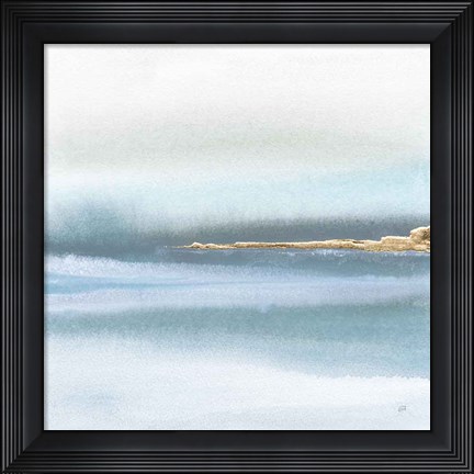 Framed Blue Earth I Print