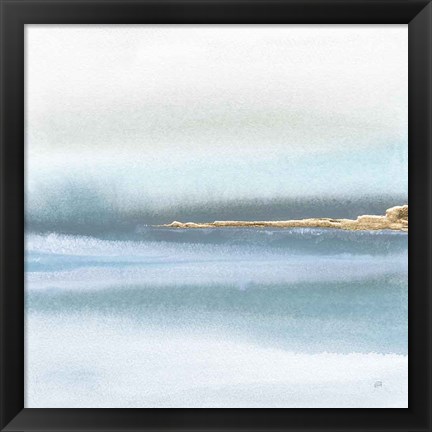 Framed Blue Earth I Print