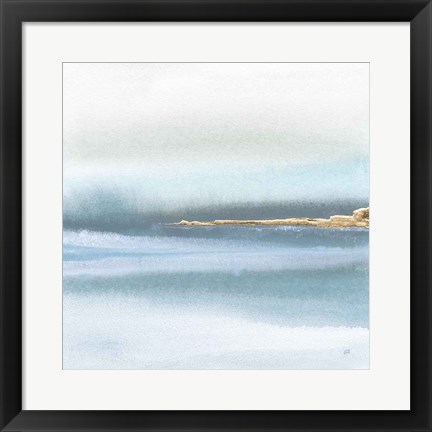 Framed Blue Earth I Print