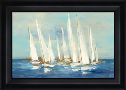 Framed Regatta Sail Print