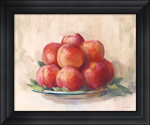 Framed Ripe Peaches Print