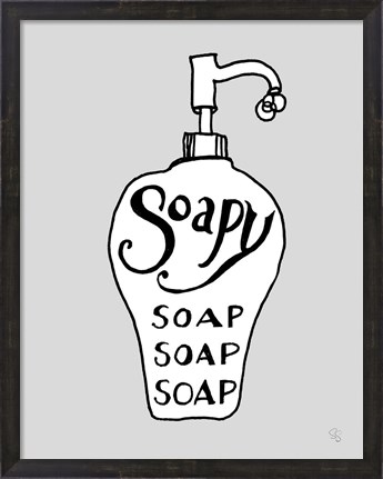 Framed Soapy Print