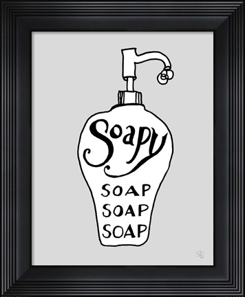 Framed Soapy Print