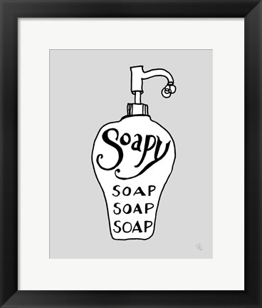 Framed Soapy Print