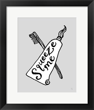 Framed Squeeze Me Print