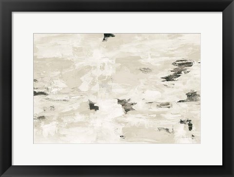 Framed Steps on Stones III Neutral Print