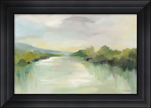 Framed April River Print